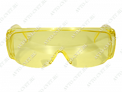 Очки защитные с дужками желтые Сибртех