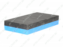 Брусок 2-х слойный черно-синий 70х130мм