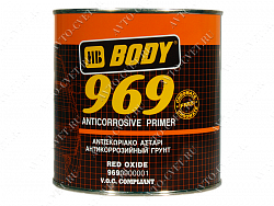 Грунт антикоррозийный 1К 969 коричневый 1кг "Body"
