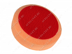Полировальный круг на липучке тип В (средний, розовый) H=3см "Novol"