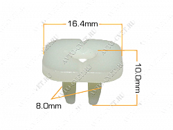 Клипса пластм. крепежная Т-2010 (705) (уп.25шт)