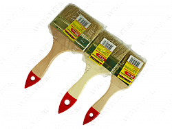 Кисть плоская (натур. щетина, дерев. ручка)