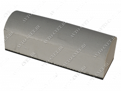 Брусок C узкий с полукругл верхом для шлифования (130х45х40мм) серый "TOR"