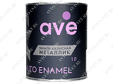 картинка Глубоко черная базовая металлик 1л "AVE" 