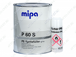 Шпатлевка P60S жидкая 1л "Mipa"