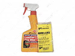 Полироль для кожи, резины, пластмассы (Супер блеск) 500мл "Kangaroo"