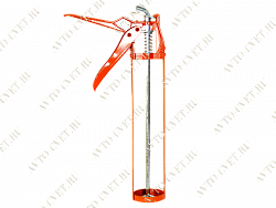 Пистолет для герметика скелетный красный/желтый