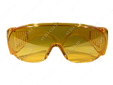 картинка Очки защитные"STANDART", поликарбонатная монолинза с боковой вентиляцией, желтые "STAYER"