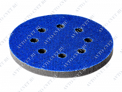 Диск-прокладка на черном поролоне H-10мм, D-125мм, 8отв "Deerfos"
