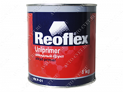 Грунт алкидный серый 1кг "Reoflex" 