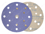 картинка Абразивный круг 740 Ceramic Velcro Discs 150 мм 15 отв "SMIRDEX"