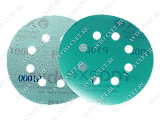 картинка Круг абразивный GREEN FILM 125мм, 8 отв "Radex"
