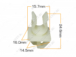 Клипса пластм. крепежная Т-4002 (517/K-013)  (уп.25шт)
